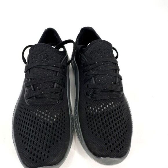 Crocs Women's Sneakers Literide 360 Pacer Lace Up Tennis Shoes Size 4 Black - Picture 4 of 11